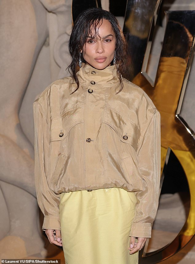 Zoë previously claimed she was rejected for an audition in The Dark Knight Rises because she was 'too urban' (pictured in 2025)