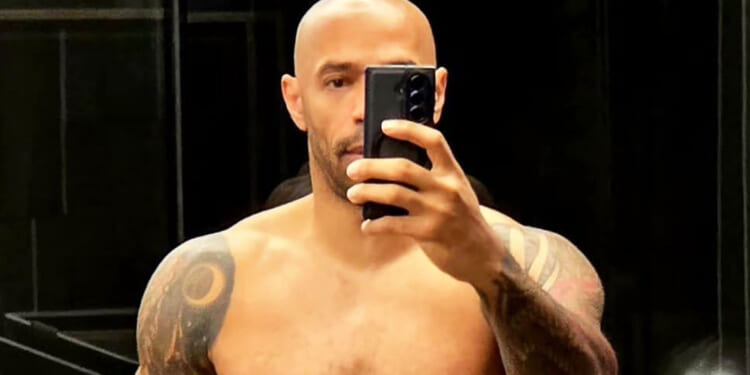 Thierry Henry shows off astonishing ripped physique at 48 as Arsenal fans say 'the King has become a beast'