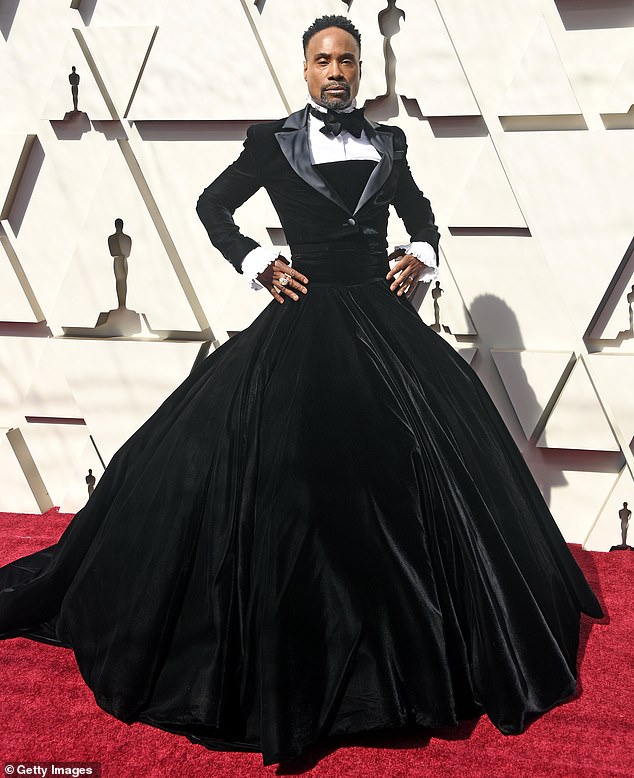 In 2019, Billy Porter put on a jaw-dropping display on the Oscars red carpet in a black velvet gown paired with a tux top