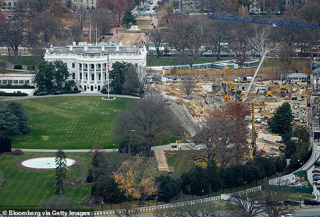 October saw the East Wing demolished as Trump cleared the way for a $250 million private ballroom in his temporary home