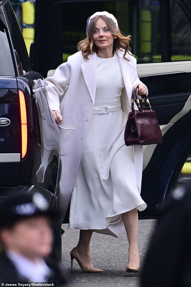 Geri Halliwell's dress featured light creases at the Commonwealth Day Service of Celebration at Westminster Abbey earlier this month