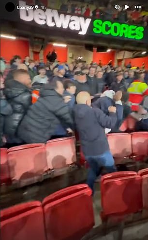 The incident is alleged to have taken place during Arsenal's 2-0 win over the Toffees