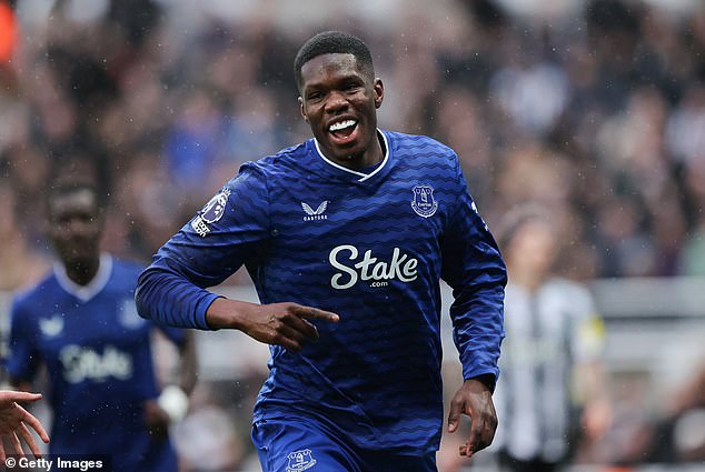 Everton forward Barry (pictured in February) was named as a substitute and came off the bench in the second-half