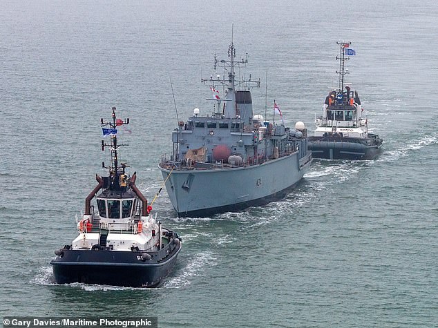 The 44-year-old minesweeper HMS Middleton returns from the Gulf earlier this week for a major inspection after her safety certificates expired, just as Iran began lacing the Strait of Hormuz with mines