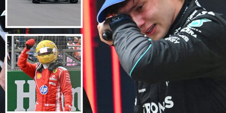 Kimi Antonelli breaks down in tears after maiden Grand Prix win as Lewis Hamilton gets FIRST podium for Ferrari
