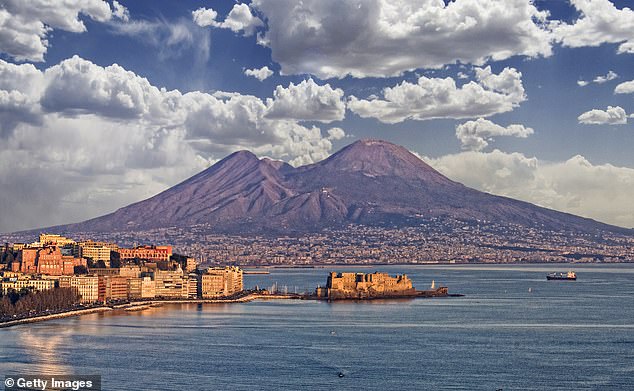 April brings clarity to the Bay of Naples, with Vesuvius sharply etched against cobalt skies
