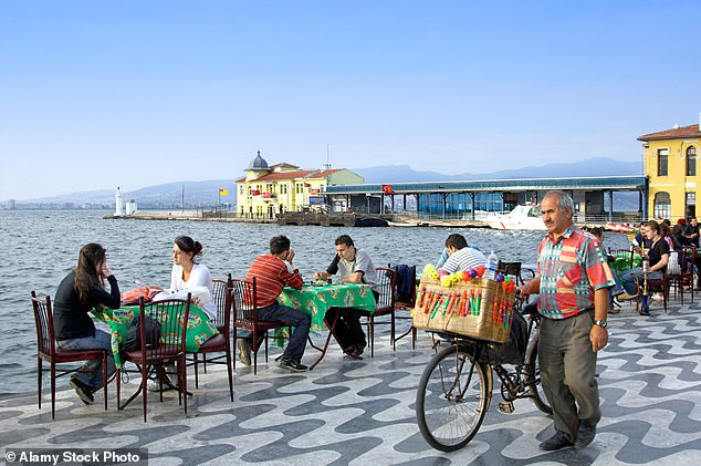 April brings a Mediterranean brightness to Western Anatolia and the port city of Izmir’s palm-lined Kordon promenade, where locals linger over strong coffee with views across the Aegean
