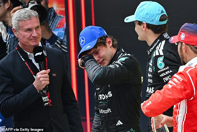 Antonelli, who became the second youngest race winner in Formula One history, was emotional following the race in Shanghai