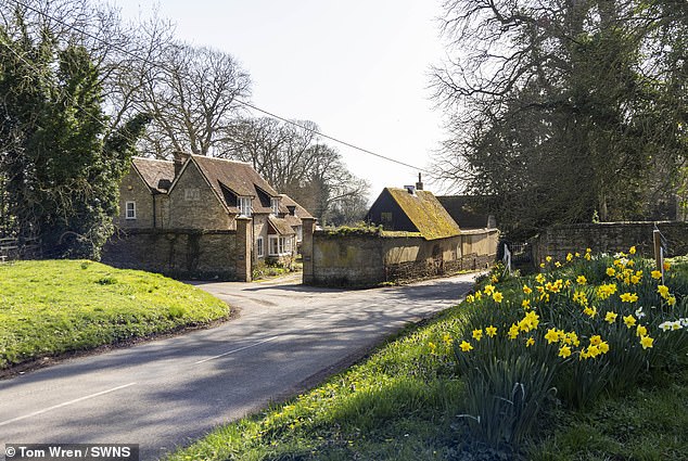 Residents believe the turmoil could be part of a property racket ¿ in which locals are intimidated into coughing up huge sums of money to buy back the land. Pictured: The village of Dinton