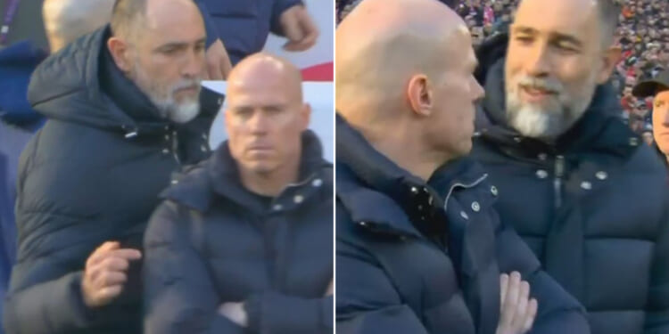 Fans convinced Tottenham manager Igor Tudor approached wrong bald man while thinking it was Arne Slot