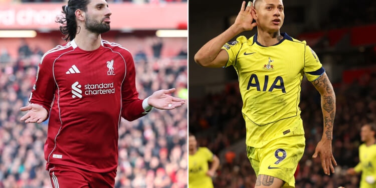 Richarlison trolls Anfield crowd with late equaliser to end Spurs' brutal losing run