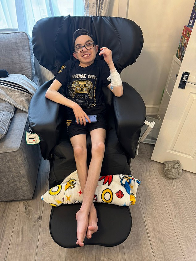 Now at 27 per cent lung capacity, specialised spinal surgery in America is Harley's last hope of a normal life