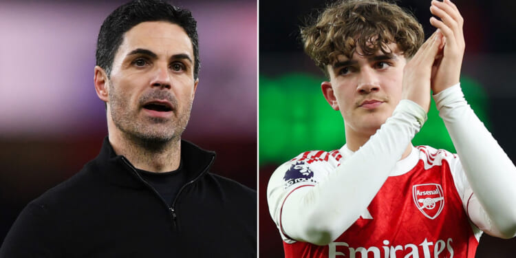 Mikel Arteta turned to a schoolboy in Arsenal's hour of need