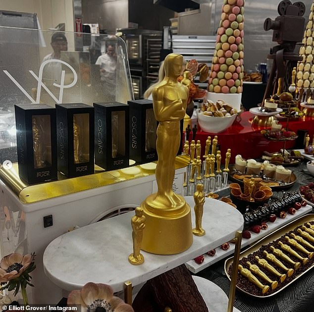 Ahead of the ceremony at the Dolby Theatre on Sunday, Elliott Grover has given a behind-the-scenes insight into what the biggest stars of Hollywood will tuck into