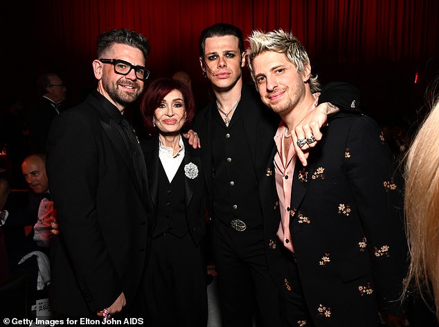 The musician was also joined by American record producer and songwriter  Andrew Watt