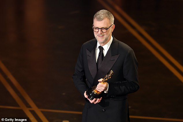 Paul Thomas Anderson took home Best Adapted Screenplay for One Battle After Another