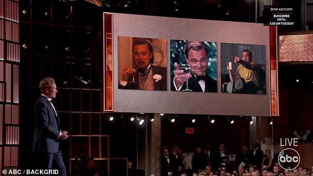 Leonardo DiCaprio was declared the 'king of memes' by O'Brien after years of his facial expressions going viral on social media