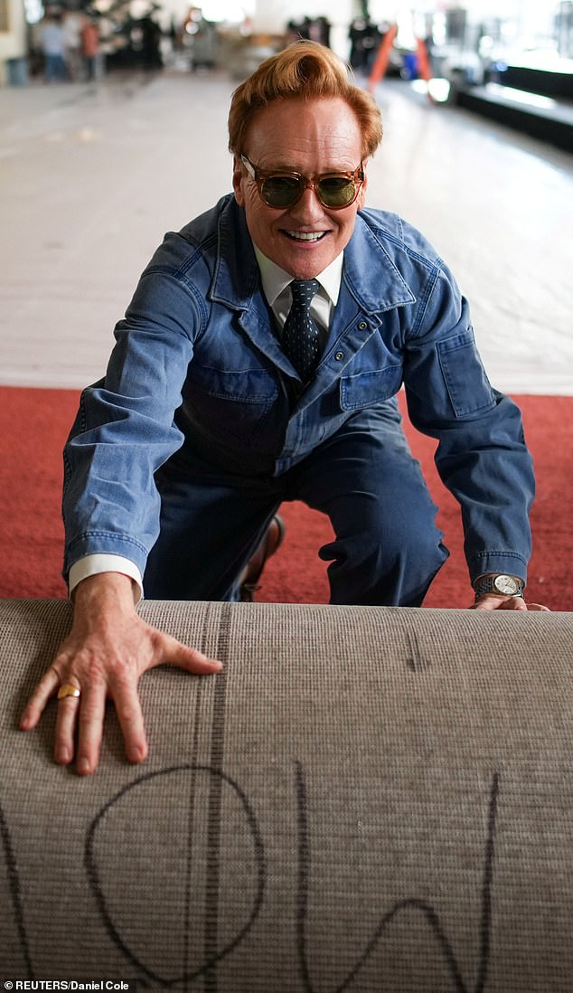 O'Brien hosted the 98th Academy Awards ceremonial red carpet roll-out just days before the actual ceremony in Hollywood; seen on March 11