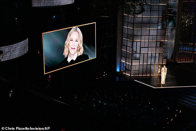 'This year, we lost so many artists, including actresses whose talent and originality widened the world for all of us,' she expressed to the audience and viewers