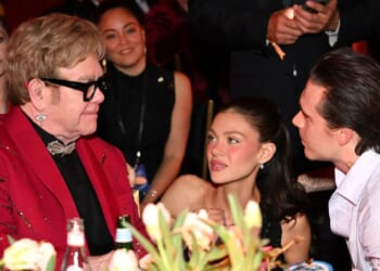 Brooklyn Beckham reunites with godfather Elton John alongside wife Nicola amid nasty feud with parents David & Victoria