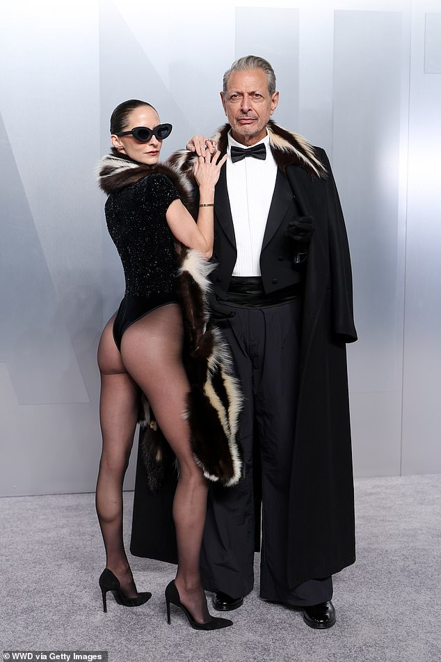 Jeff Goldblum and his wife Emilie Livingston made an unforgettable arrival