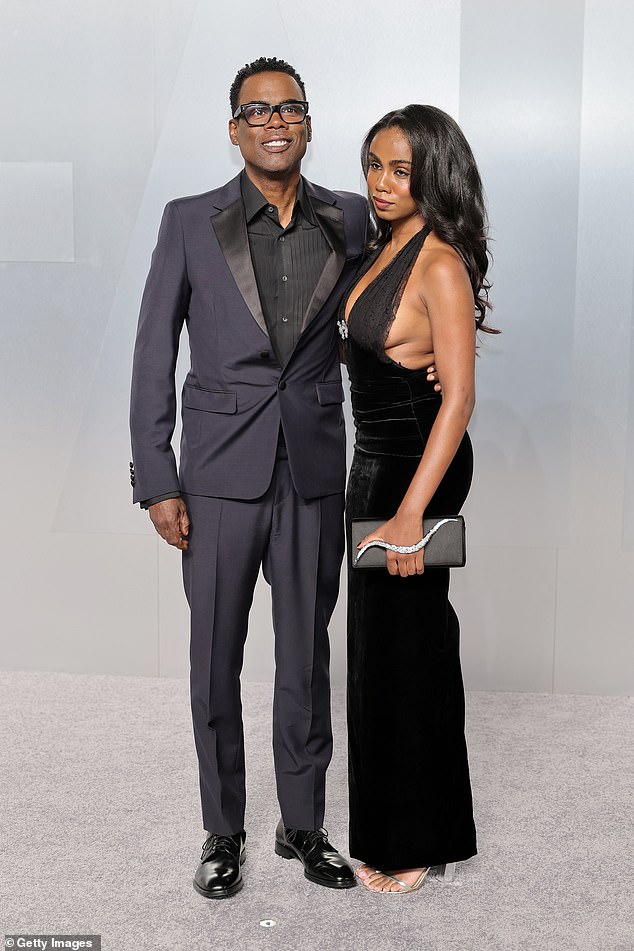 Chis Rock attended the exclusive bash with his daughter Zahra Rock - four years after Will Smith's controversial slap