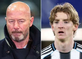 Alan Shearer responds to Anthony Gordon after Newcastle star fumed over legend's 'stupid' criticism
