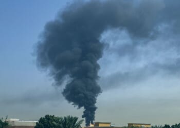 Dubai airport flights suspended after terrifying Iranian drone strike sparks fire and ‘please don’t travel’ warning