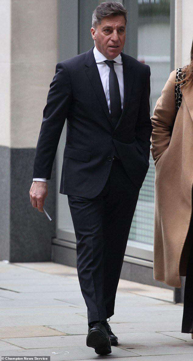 Abbas's brother Amir pictured outside the High Court. Abbas's will was adjusted weeks before his death to state that the properties belonged to Amir and their mother
