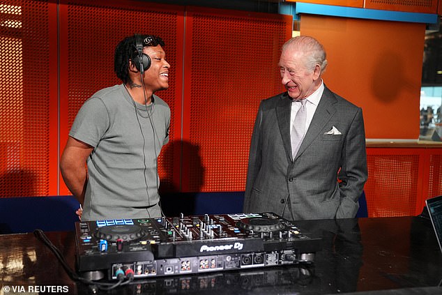 Christian, 22, originally from East London but now living in Middleton, was at the ‘sound station’, one of three areas set up to demonstrate different aspects of the Creative Futures courses supported by the King's Trust