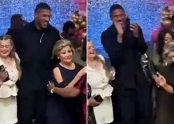 Anthony Joshua shares emotional Mother's Day dance with mums of his two best pals killed in horror car crash