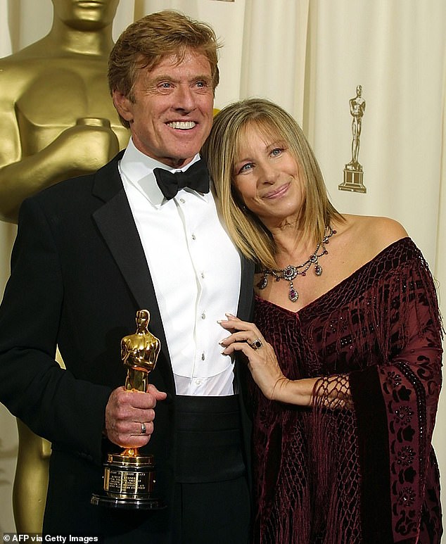 Redford and Streisand seen in 2002 at the 74th Academy Awards