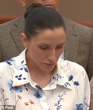 She hung her head as the word ‘guilty’ rung out