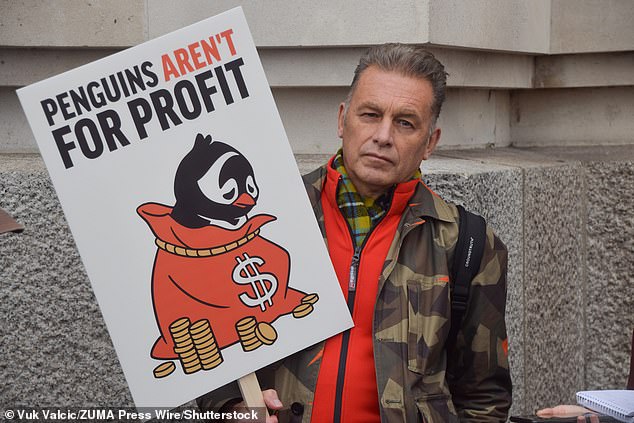 Conservationist and TV presenter Chris Packham protested against the penguin enclosure in October