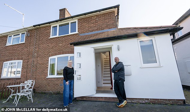The couple forked out tens of thousands of pounds to make their house energy-efficient