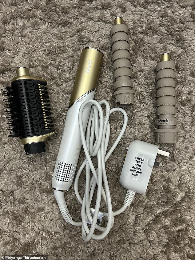 The Shark Glam was the quickest to create curls