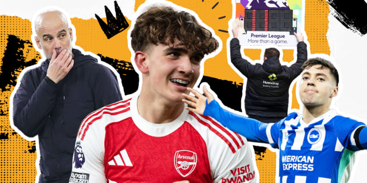 Arsenal have best supersubs in Premier League and top table for goal contributions.. with bungling Man City worst