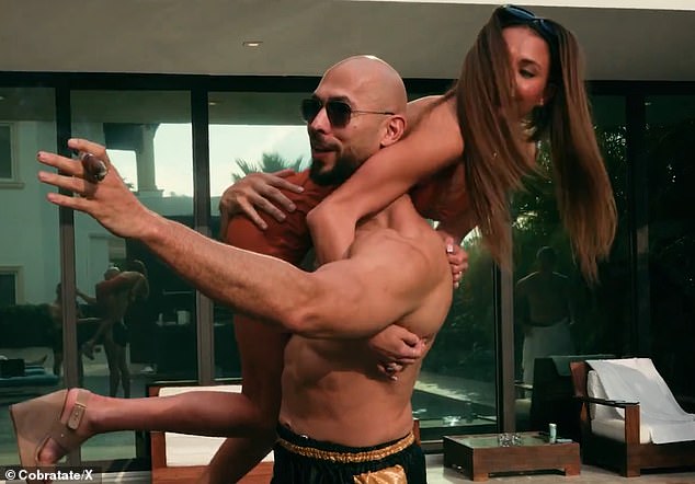 Andrew Tate, pictured, and brother Tristan are considered the ¿godfathers of toxic masculinity'