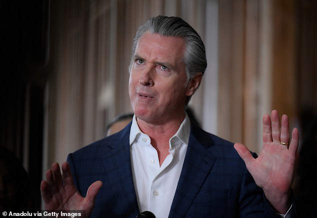 California Governor Gavin Newsom shared an AI¿generated image of Hegseth lounging in a chair next to a grand piano, surrounded by iPads and piles of lobster