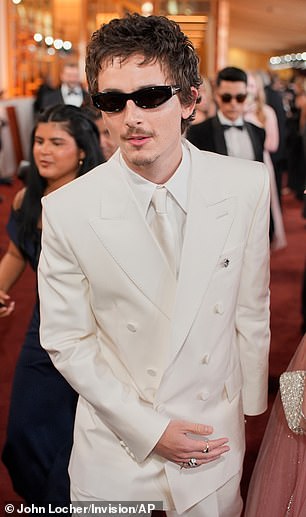 The Oscar-nominated actor, 30, lost out on the Best Actor gong to Michael B Jordan