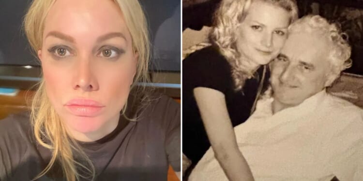 Fresh heartache for Alice Evans as she announces her dad has died