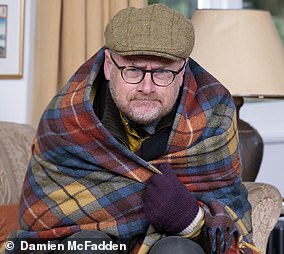 Cold comfort: Toby Walne’s bill has soared to £2,500