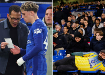 Furious Chelsea fans blast Liam Rosenior for pulling bizarre tactical stunt in dying moments of PSG hammering