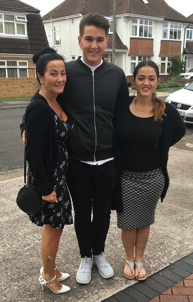 Mum Elaine, son George and sister Nicole. George left the family home in Bristol that August afternoon in 2017, heading to the popular annual Boardmasters Festival in Newquay, Cornwall