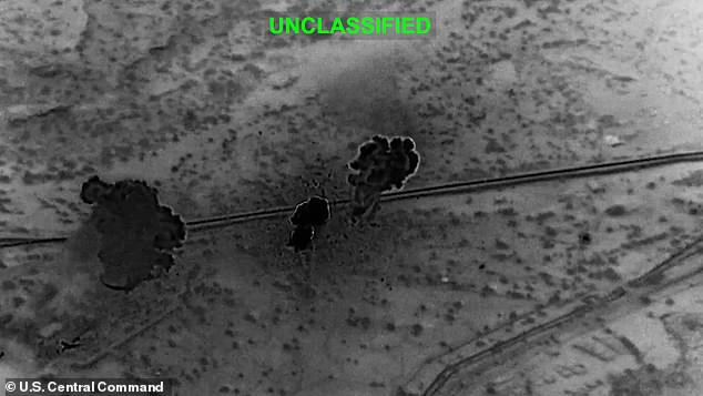 Pictured: Scenes from the weekend US military attack on Iran's Kharg Island