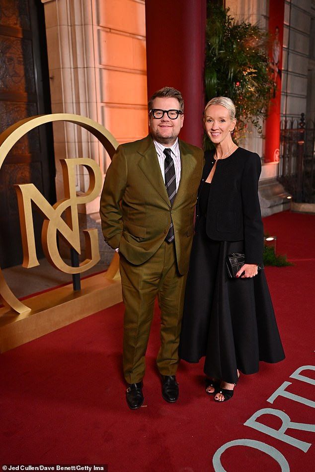 James Corden, 47, and his wife Julia Carey, 49, were also dressed to impress for the glitzy evening