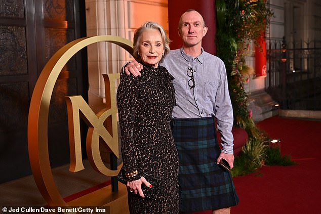 The actress posed for a photo with Tim Walker