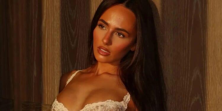 Love Island’s Lauren Wood sizzles in lacy white lingerie as she shows ex Harrison what he’s missing