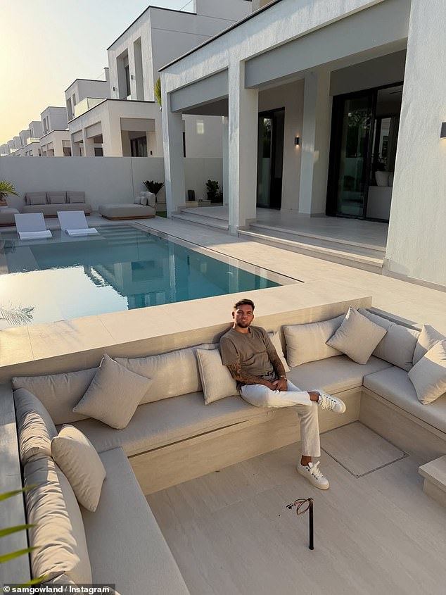 Gowland, from Teesside, described on Instagram how rockets had been flying over his house and he lashed out at trolls who told him they hoped his house would be hit by a missile