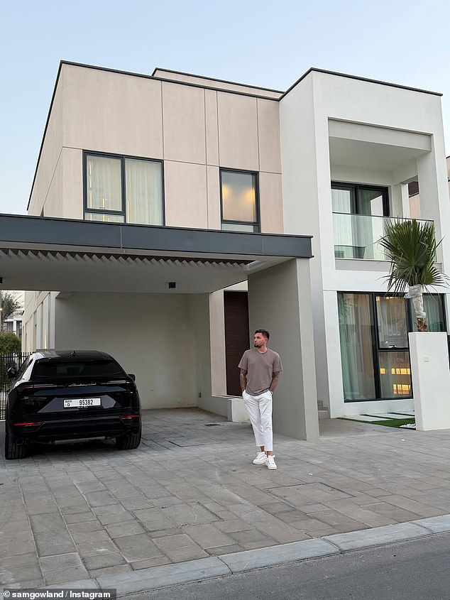 In a now-deleted video posted on March 1, Gowland lambasted trolls who said they hoped his house would be hit after airstrikes began on neighbouring Iran on February 28